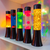 Fisura Lava Lampe "Mini Red & Blue" | Nostalgisches Retro-Feeling | Fisura