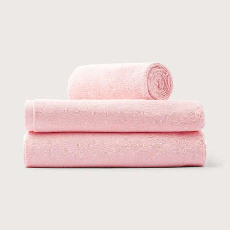 BONGUSTA Badelaken „Naram Blush 100×150 cm“ | Groß & gemütlich | BONGUSTA