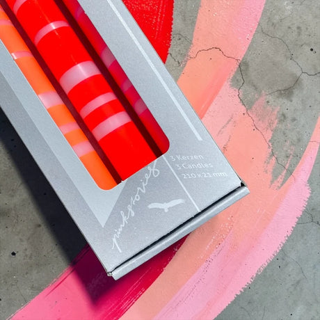 pinkstories Stabkerzen “Graphic Lights Lines 201” 3er-Set | pinkstories