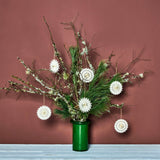 House Doctor Weihnachtshänger “Stelle Off White” 6er-Set | House Doctor