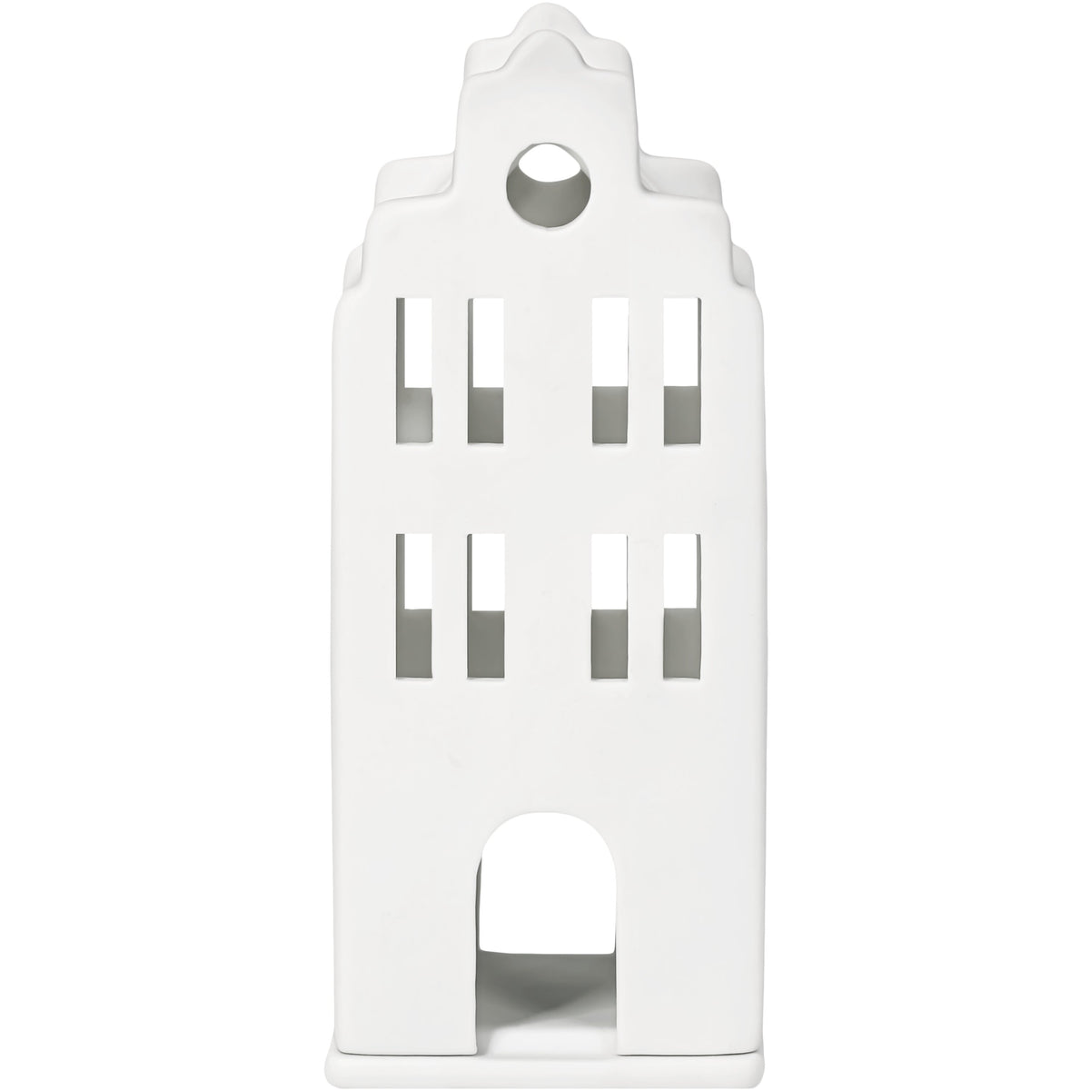 Mini-Leuchthaus “Grachtenhaus” | Porzellan Windlicht | räder