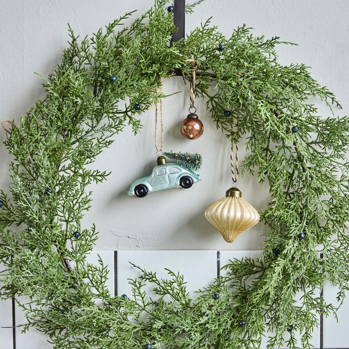 House Doctor Weihnachtshänger “Car Hellblau” | House Doctor