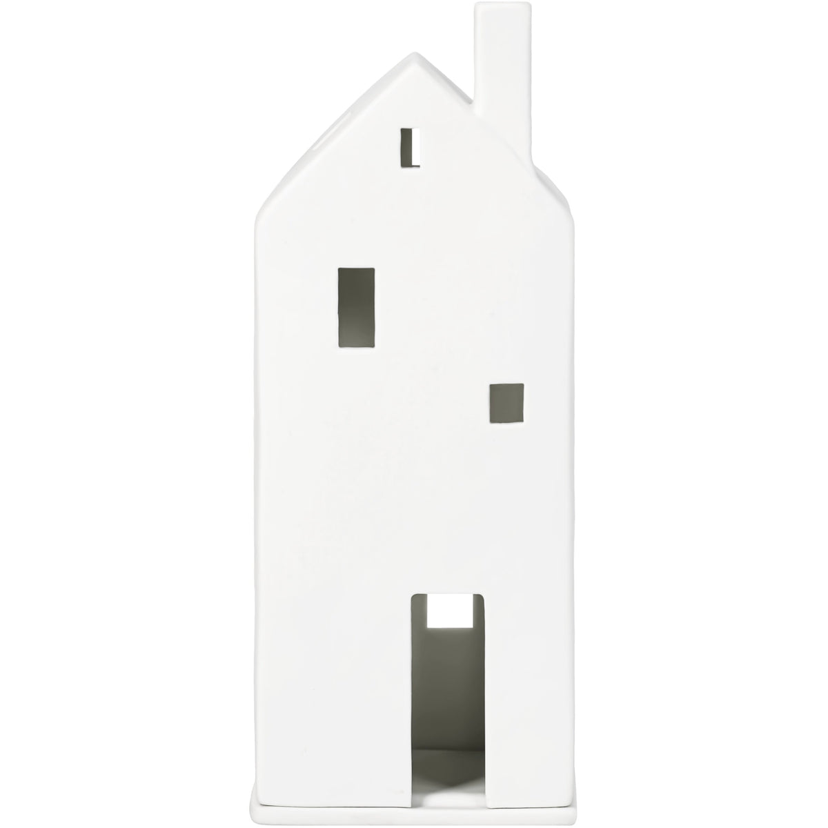Lichthaus “Haus große Tür” | Porzellan Windlicht | räder