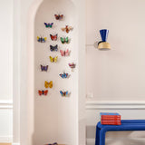 studio ROOF Wanddeko “Rosora Butterfly” | Farbintensives 3D Design | studio ROOF