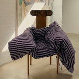 BONGUSTA Bettdecke Bezug “Wine & Lavender Blue” 140×200cm | BONGUSTA