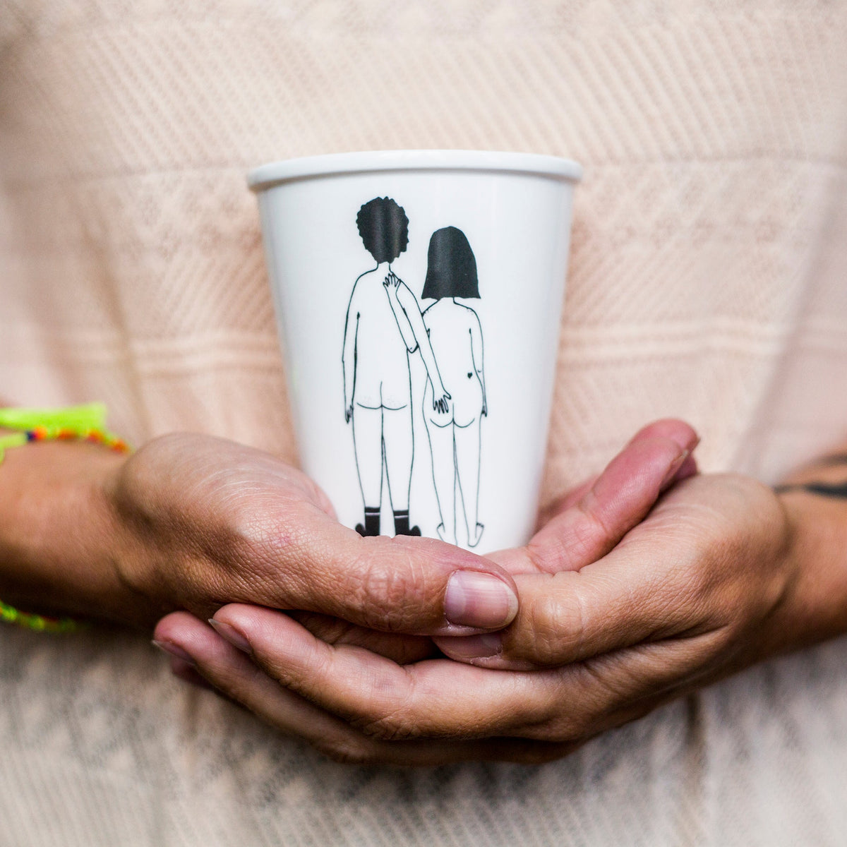 helen b Naked Couple Set | Illustrationen für Küche, Bad & Alltag