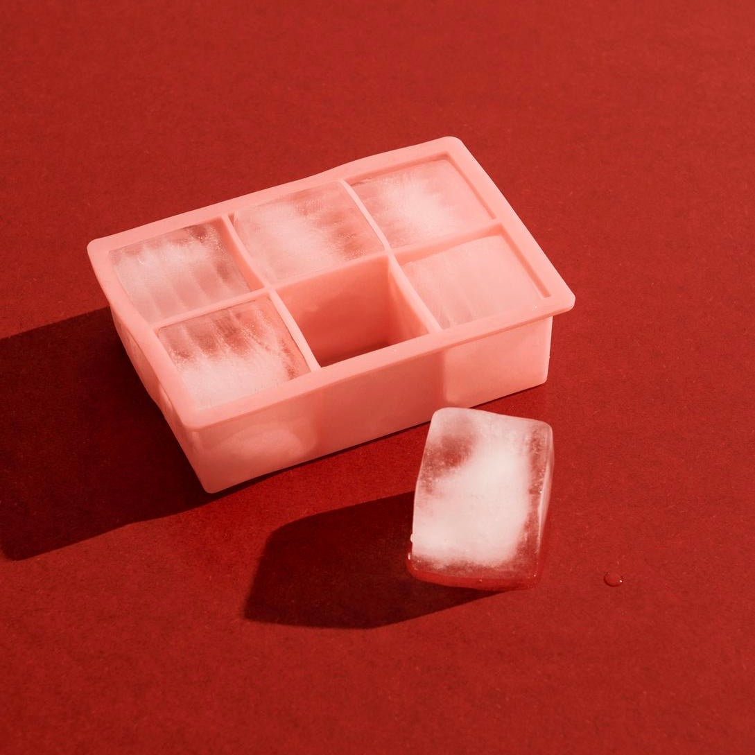 HAY Eiswürfelform „6 Cubes XXL Pink“ | Extra groß & cool | HAY