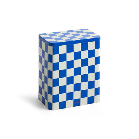 HAY Dose „Tin Container Large“ | Blue & Off-White | HAY