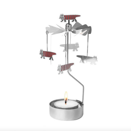 Pluto Design Engelspiel “Mikey” | Windlicht Karussell | Pluto Design