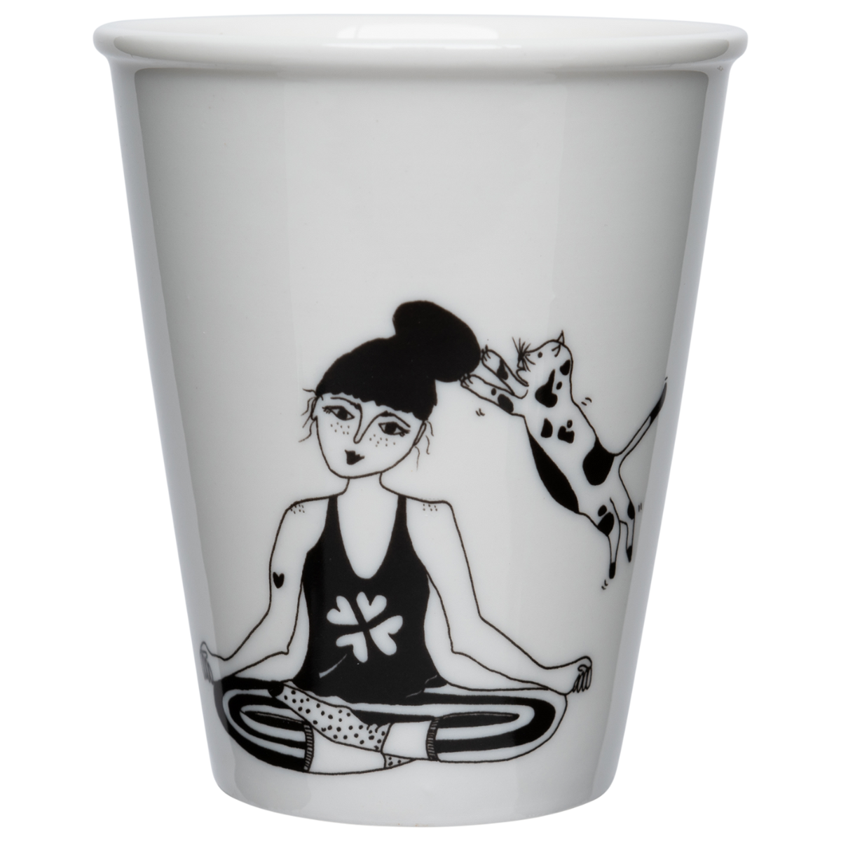 helen b Becher helen b "Zen with Cats" | Design Mug mit Illustrationen von Helen Blanchaert