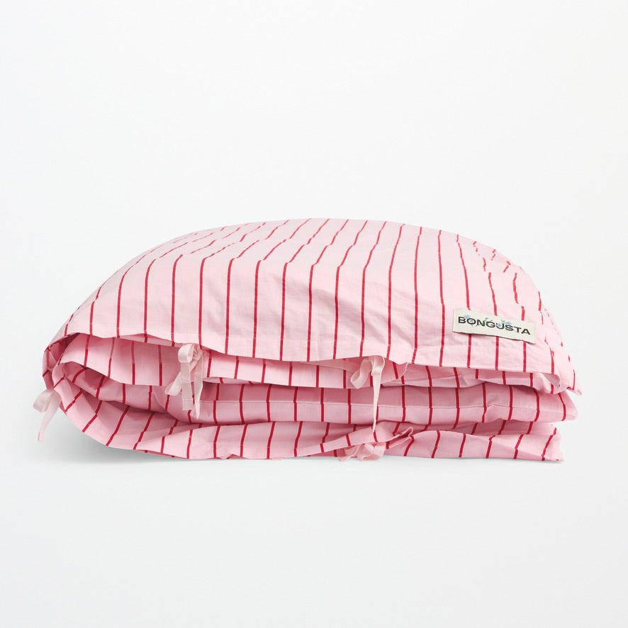 BONGUSTA Bettdecke Bezug "Baby Pink & Ski Patrol” 140×200cm | BONGUSTA