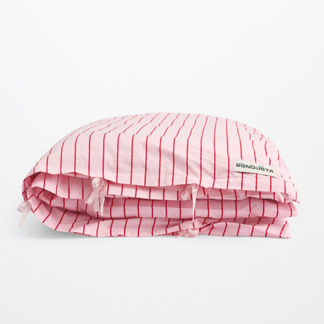 BONGUSTA Bettdecke Bezug "Baby Pink & Ski Patrol” 140×200cm | BONGUSTA