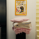 BONGUSTA Bettdecke Bezug "Ivory, Lavender & Mint” 140×200cm | BONGUSTA
