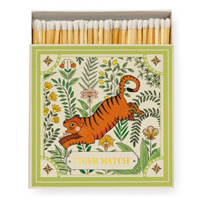 Archivist Lange Streichhölzer "Ariane´s Green Tiger" von The Archivist | 100 Stück in Square Matchbox