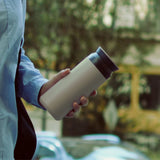 KINTO Thermobecher "Travel Tumbler" Sand Beige 500ml | doppelwandig isoliert | KINTO