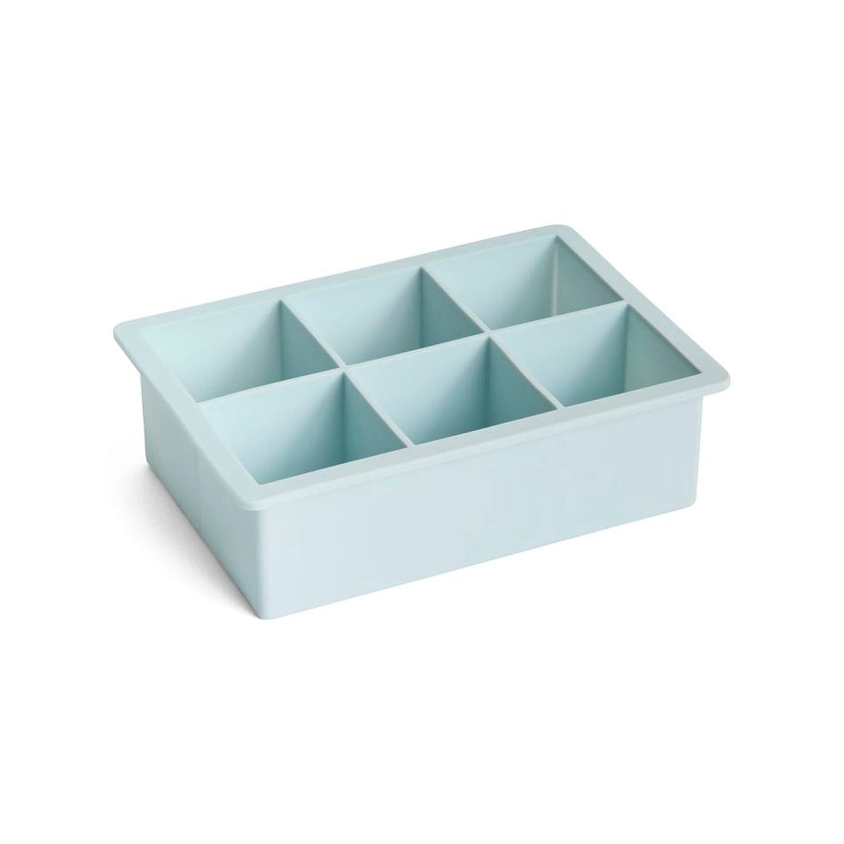 HAY Eiswürfelform „6 Cubes XXL Ice Blue“ | Klare Würfelform | HAY