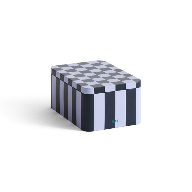 HAY Dose „Tin Container Small“ | Dark Blue & Lavender | HAY