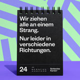 Schlechte Karten Tischkalender „Demotivierender Tischkalender 2027“ | 52 Wochen | Schlechte Karten