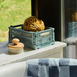 HAY Faltbox „Colour Crate Mini Blush“ | 2er-Set in weichem Ton | HAY