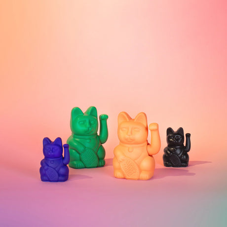 Donkey Products Winkekatze Donkey “Lucky Cat Mini Violet” | Mini Glückskatze Violett