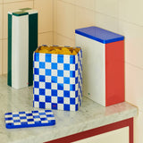HAY Dose „Tin Container XL“ | Off-White, Blue & Red | HAY