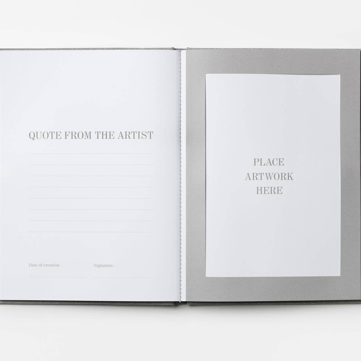 PRINTWORKS Bilderrahmenbuch “Frame Book Great Art” Grey | PRINTWORKS