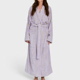 BONGUSTA Bademantel “Naram Lilac & Neon Yellow” S/M | BONGUSTA