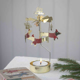 Pluto Design Engelspiel “Jolly Dogs” | Windlicht Karussell | Pluto Design