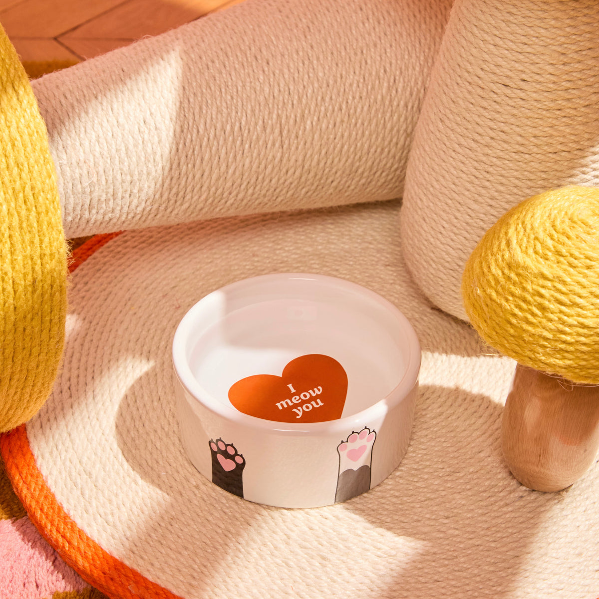 Fluid Market Napf „Cat Paws“ | Futternapf mit Pfotenmotiv | Fluid Market
