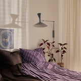 BONGUSTA Bettwäsche-Set “Wine & Lavender Blue” 140×200cm + 80×80cm | BONGUSTA