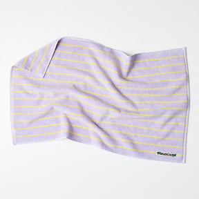 BONGUSTA Handtuch “Naram Lilac & Neon Yellow” 50x80 cm | BONGUSTA
