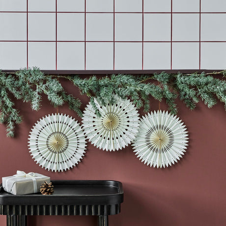 House Doctor Weihnachtshänger “Stelle Off White” 3er-Set | House Doctor