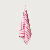 BONGUSTA Badelaken BONGUSTA “Naram Baby Pink & Sky Patrol” | 100x150 cm | Sanfte Farbkombination