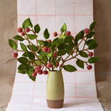 Gry & Sif Filz-Zweig “Dark Red Apples” | Weihnachtsdeko | Gry & Sif