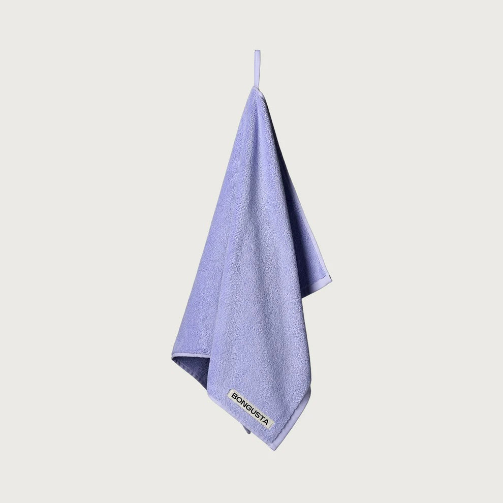 BONGUSTA Badelaken „Naram Lavender Blue 100×150 cm“ | Pastellig & groß | BONGUSTA