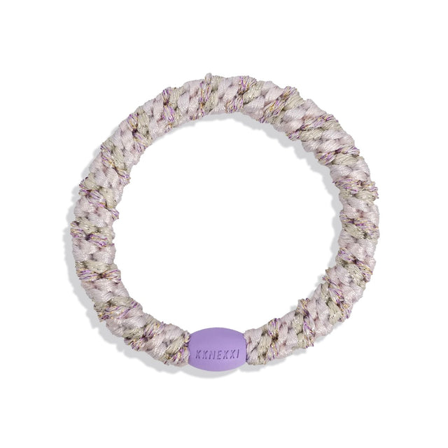 Kknekki Haargummi “Lavender pink glitter stripe” | Kknekki