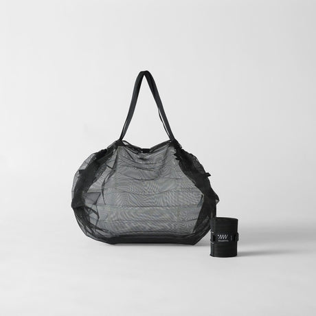 Shupatto Einkaufsbeutel “Mesh Bag Black” | Luftig leicht in Schwarz | Shupatto