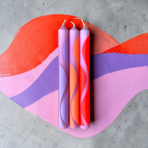 pinkstories Stabkerzen “Graphic Lights Sinus 102” 3er-Set | pinkstories