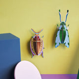 studio ROOF Wanddeko “Cuprum Beetle” | 3D Käfer Design | Studio Roof