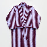 BONGUSTA Bademantel „Naram Wine & Lavender Blue S/M“ | Zum Einkuscheln | Bongusta