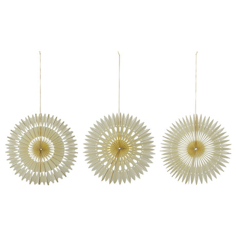 House Doctor Weihnachtshänger “Stelle Off White” 3er-Set | House Doctor