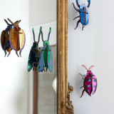 studio ROOF Wanddeko “Jade Grasshopper” | 3D Insekten Design | Studio Roof