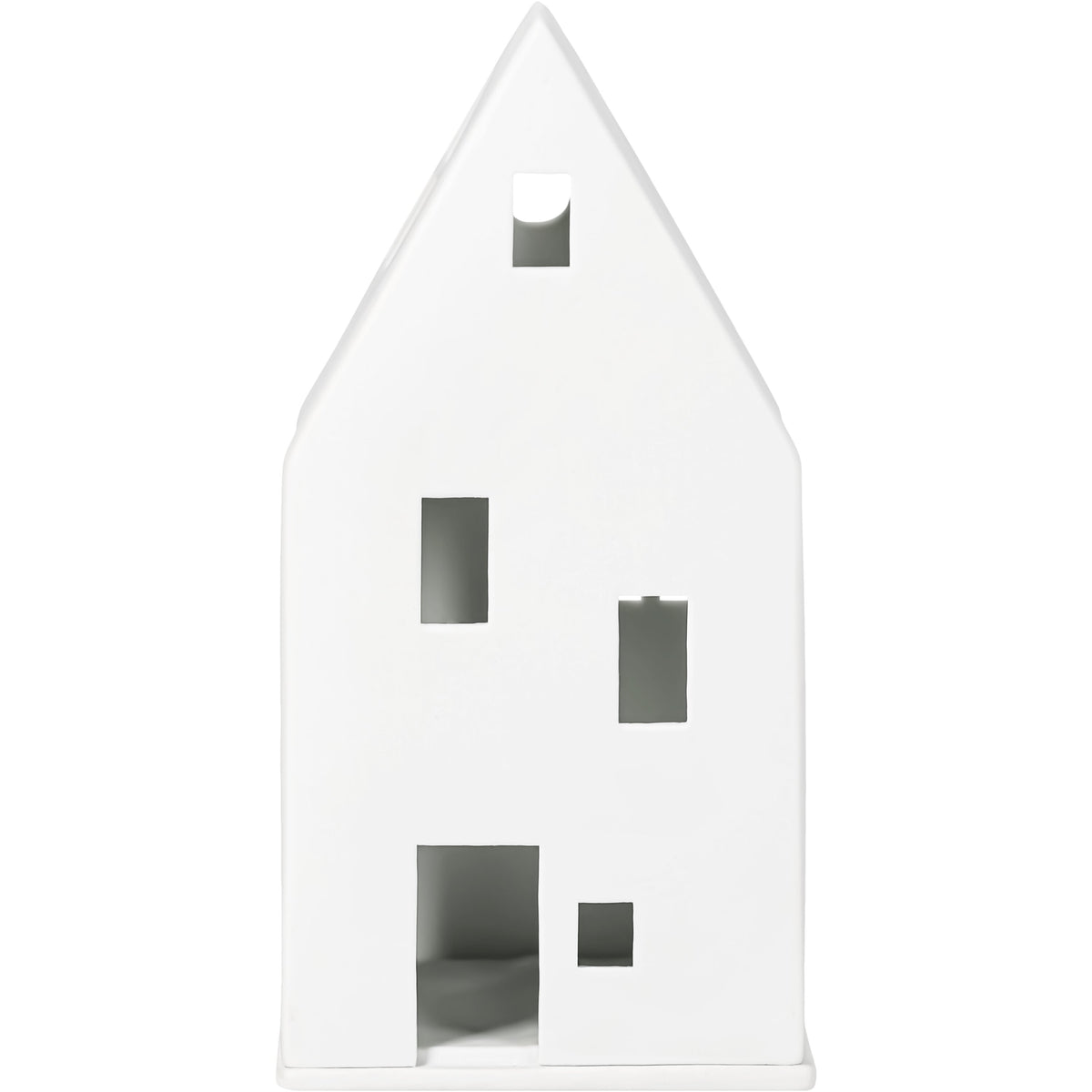 Lichthaus “Satteldach” | Porzellan Windlicht | räder