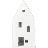 Lichthaus “Satteldach” | Porzellan Windlicht | räder