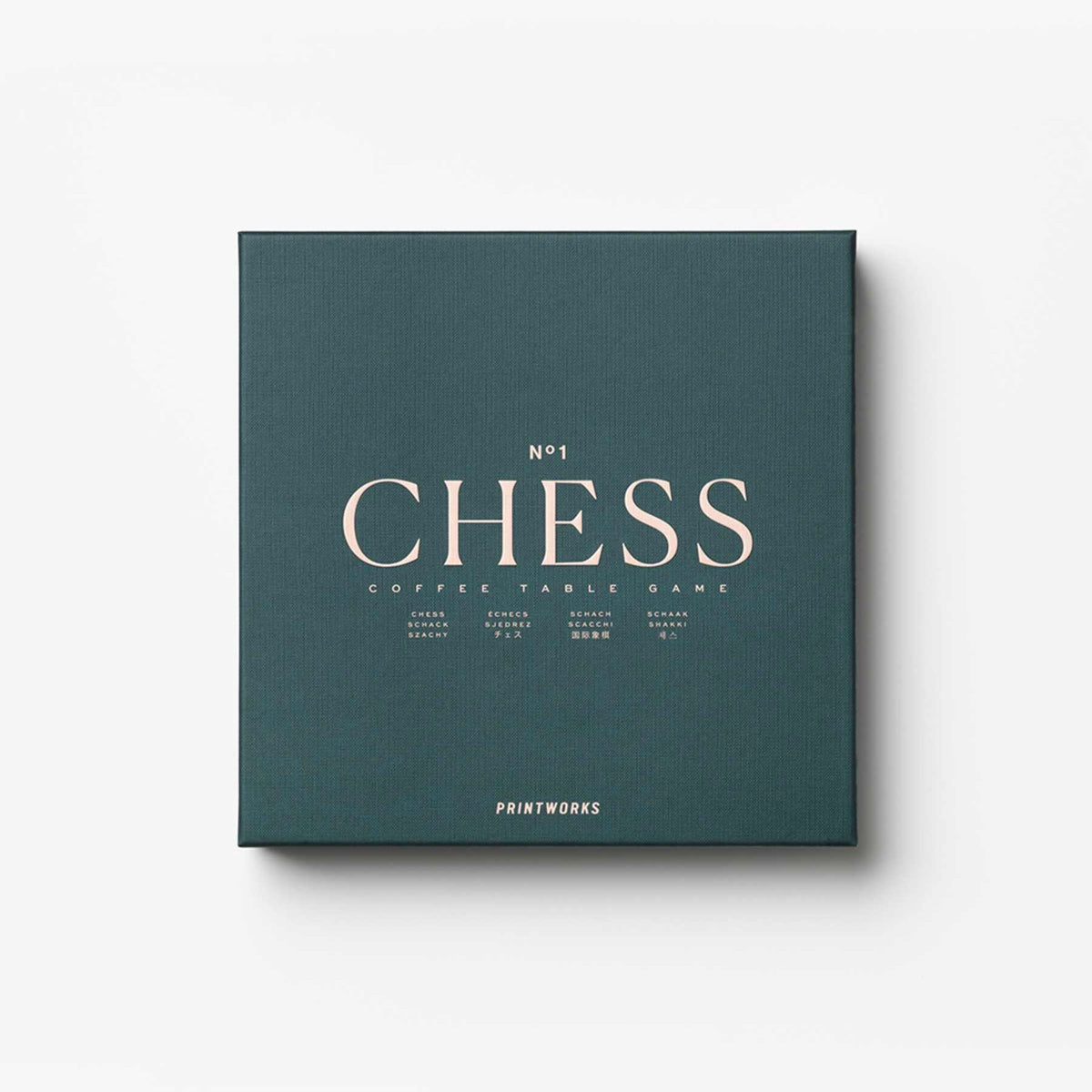 PRINTWORKS Spiel “Classic Chess” | Stilvolles Schachspiel | PRINTWORKS