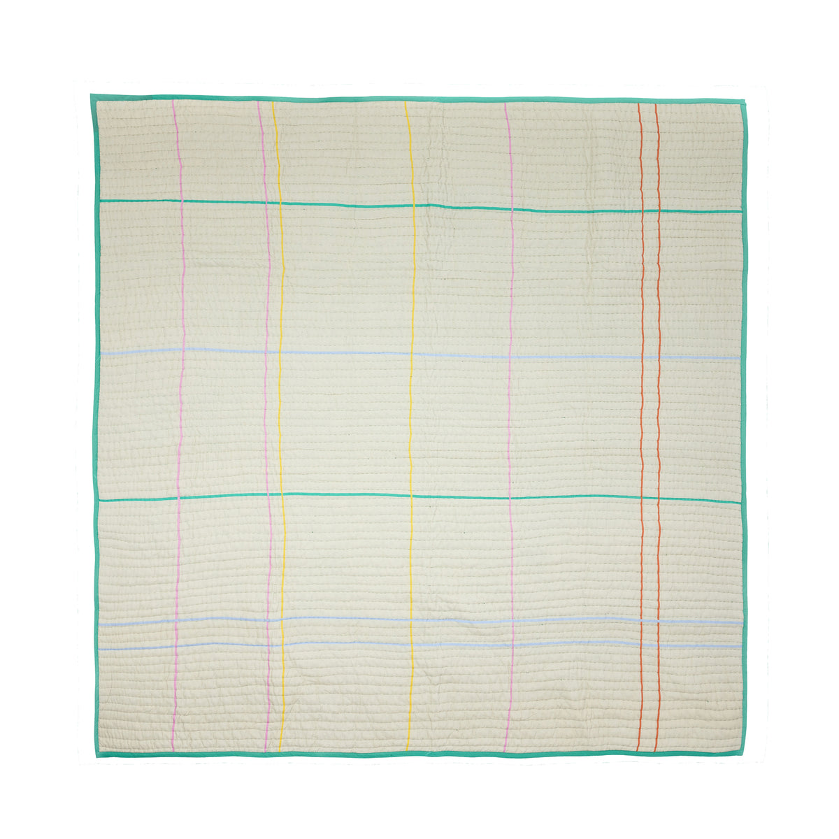 Hübsch Tagesdecke „Sen Sand“ | 260 × 260 cm | Hübsch