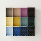 HAY Faltbox „Colour Crate Mini Light Yellow“ | 2er-Set in Pastellgelb | HAY