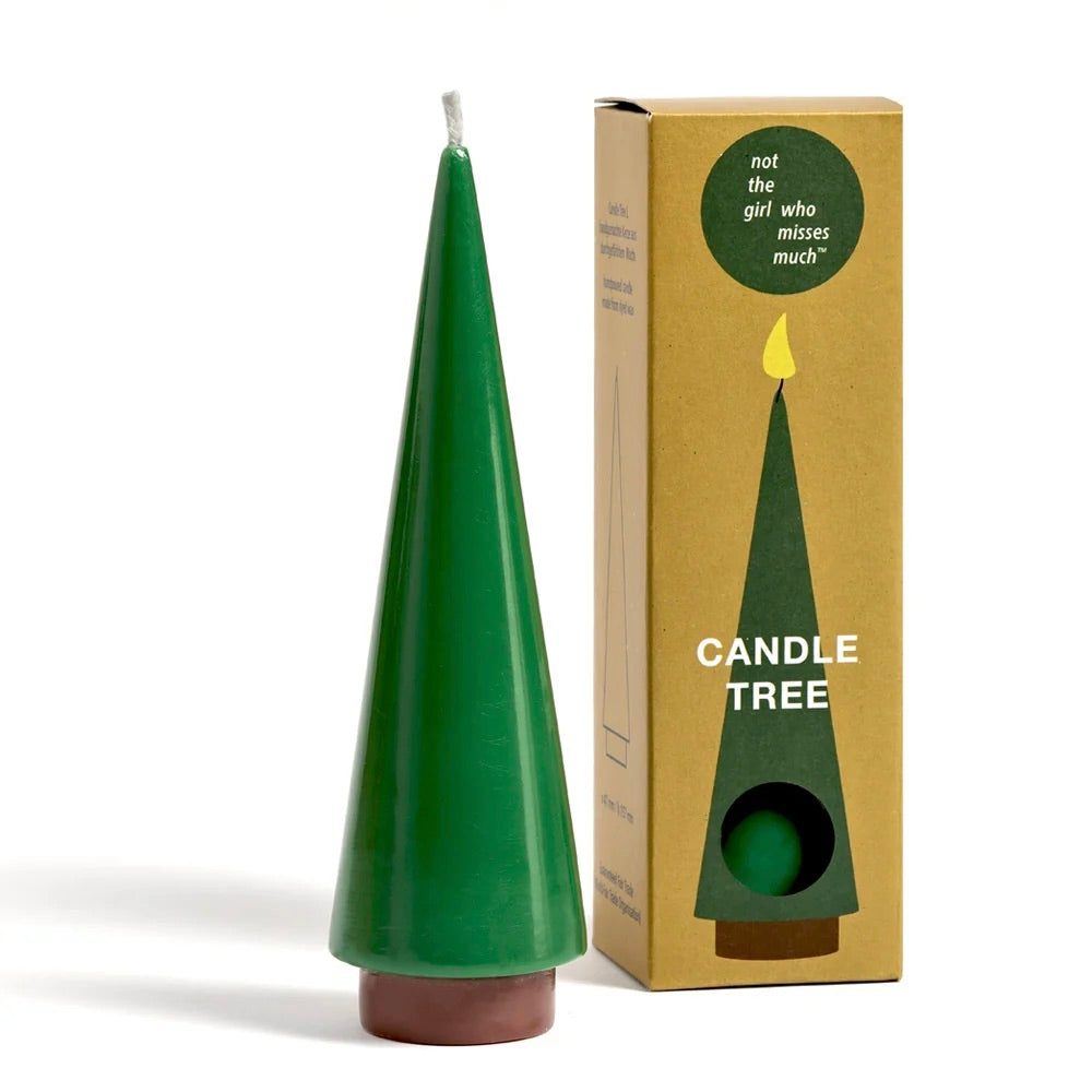 not the girl who misses much Kerze “Candle Tree” L 15,7 cm | Weihnachtsbaum | not the girl