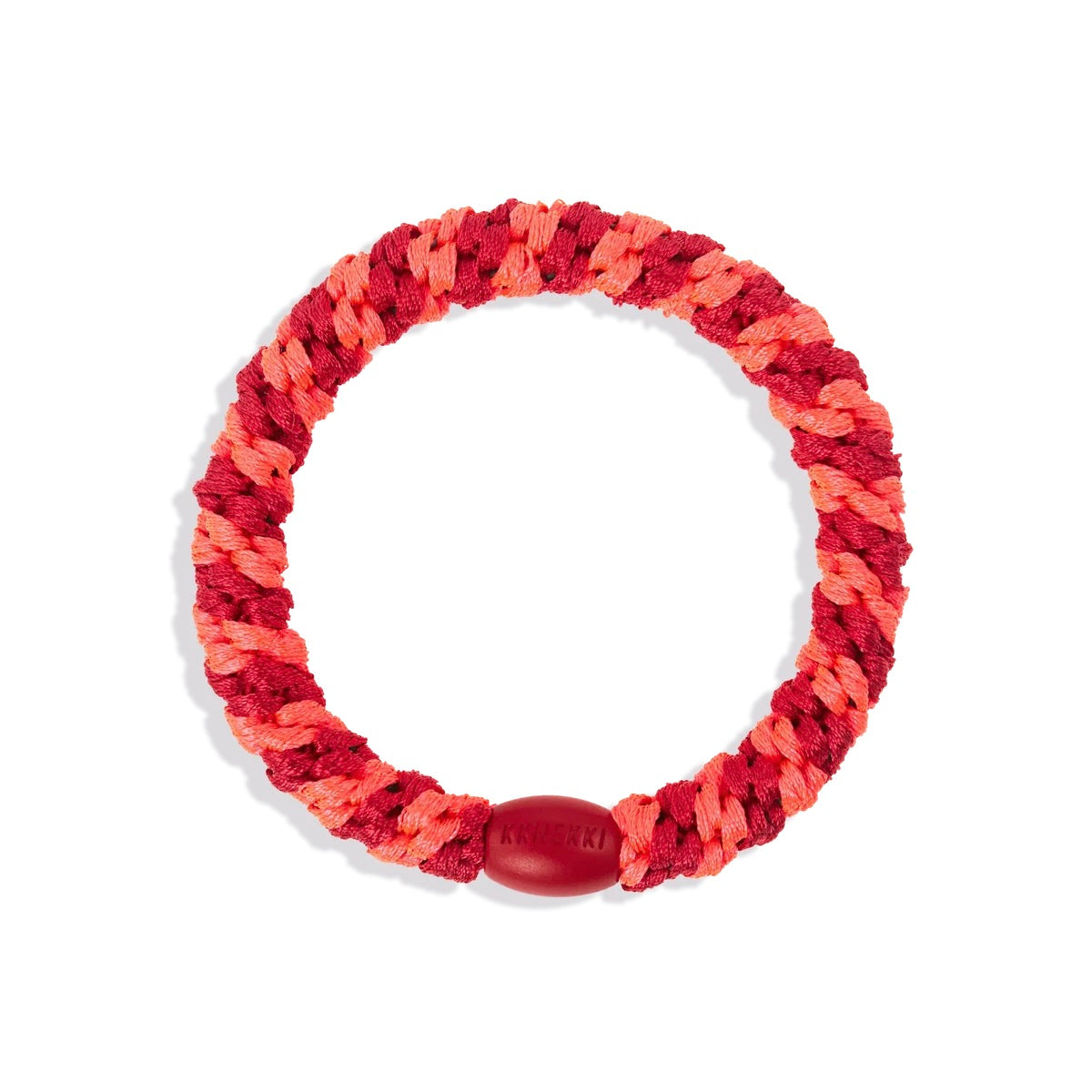 Kknekki Haargummi “Red neon pink stripe” | Kknekki