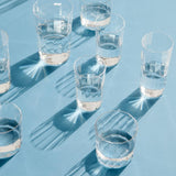 HAY Glas „Angle Glass Medium 10 cm“ | 4er Set | Kompakt & schlicht | HAY